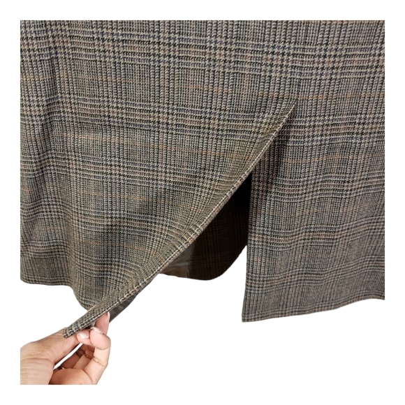 Botany Five Hundred Plaid Lambswool Blazer Jacket - Picture 8 of 16